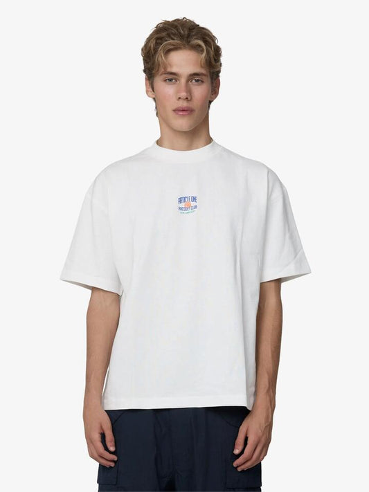 Image of T-Shirts. Productname: Article One Racquet Club Tee in White colour by brand - Article One