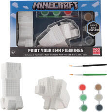 Image of Toys. Product name - Minecraft Paint Your Own Figurines Set in colour by brand - Toymate