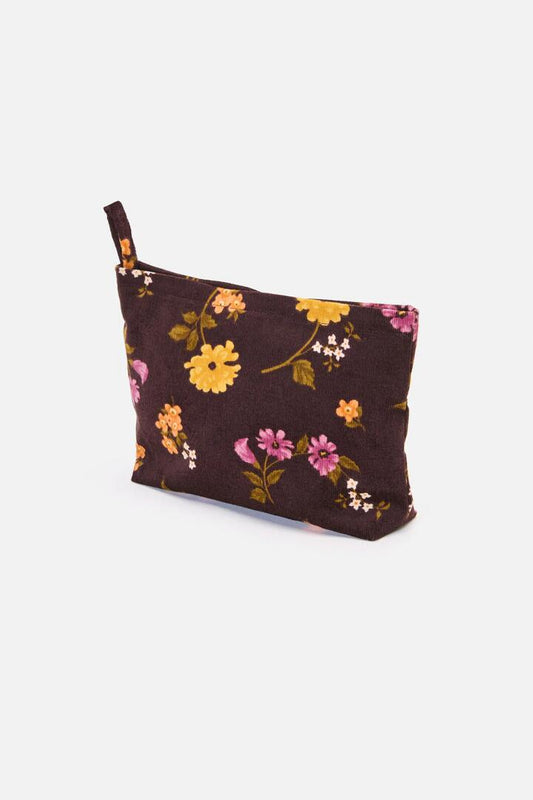 Image of Bags. Productname: Winona Flower Pouch in Chocolate colour by brand - Princess Highway