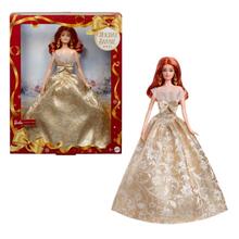 Image of Dolls. Product name - Barbie Signature 2025 Holiday Barbie Fashion Doll Red Hair in colour by brand - Toymate