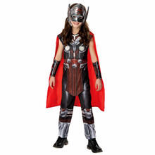 Image of Accessories. Product name - Mighty Thor Girl Deluxe Love & Thunder Costume XL in colour by brand - Toymate