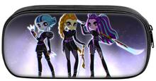 Image of Toys. Product name - K-pop Demon Hunters Huntrix Pencil Case Chibi The Dazzlings in colour by brand - Toymate