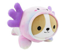 Image of Dolls. Product name - Smoochy Pals Super Soft Plush 8 inch Axolotl in colour by brand - Toymate