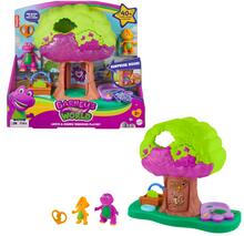 Image of Toys. Product name - Fisher-Price Barney's World Lights & Sounds Treehouse Playset in colour by brand - Toymate