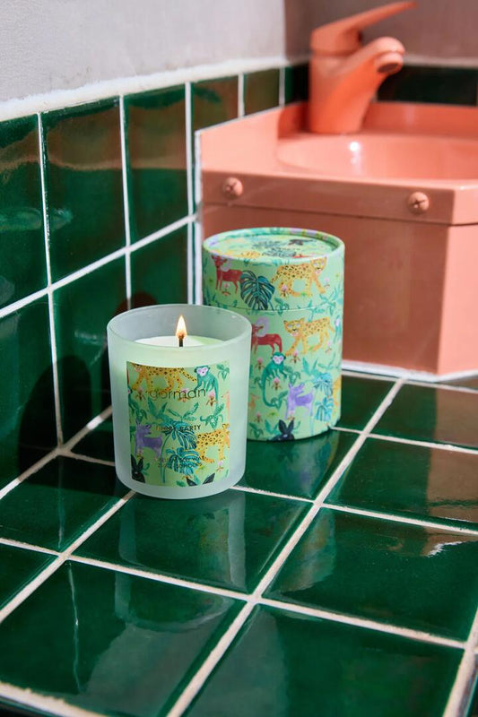 Image of Decor. Product name - Orchid Safari Candle Gift Box in Print colour by brand - Gorman