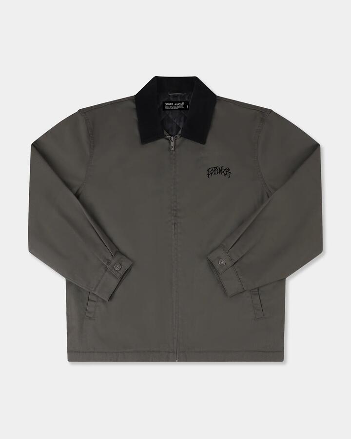 Image of Coats & Jackets. Product name - Former Mens Reynolds Coach Jacket Deep Olive in Deep Olive colour by brand - Former