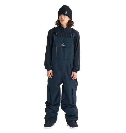 Image of Shoes. Product name - DC Shoes Mens Brigade 30K Bib Snow Pants Black in Black colour by brand - DC Shoes