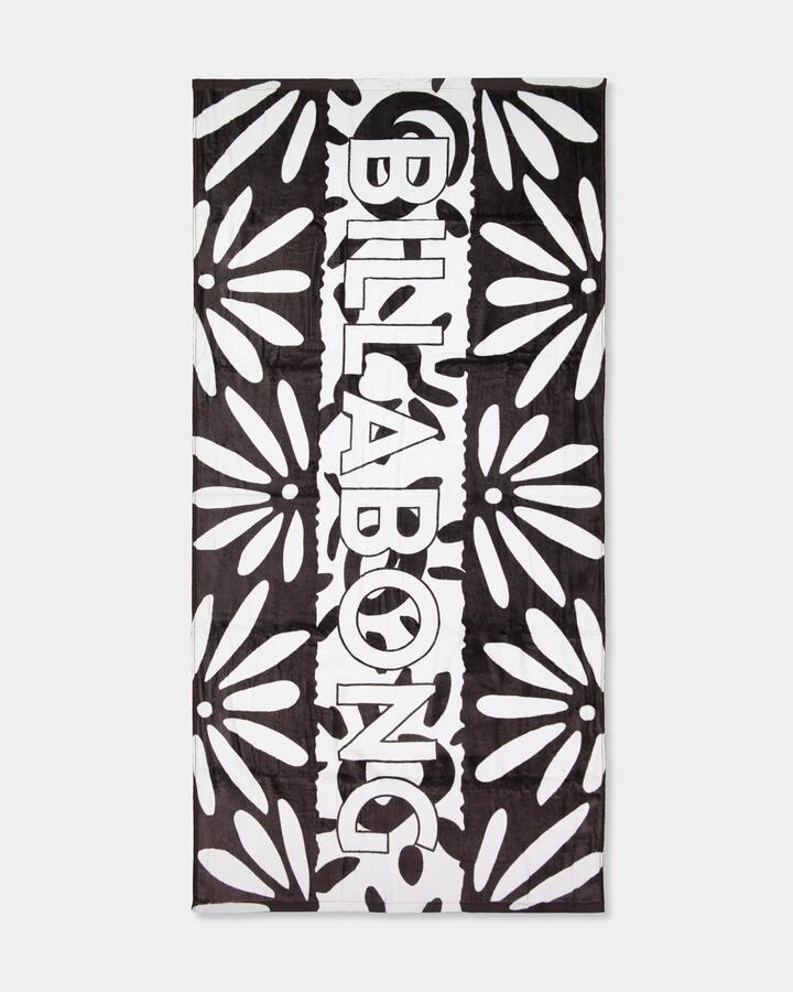 Image of Towels. Product name - Billabong Womens Sunflower Towel Black Sands in Black Sands colour by brand - Billabong