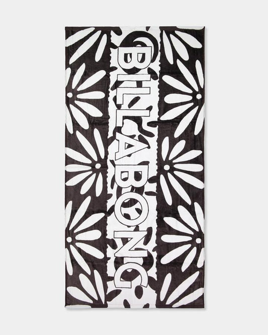 Image of Towels. Product name - Billabong Womens Sunflower Towel Black Sands in Black Sands colour by brand - Billabong