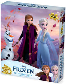Image of Books. Product name - Disney Frozen 3D Jigsaw Puzzle in colour by brand - Toymate