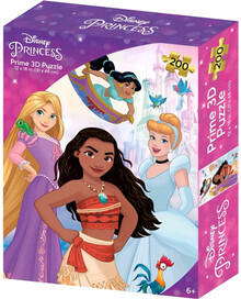 Image of Books. Product name - Disney Princess 3D Jigsaw Puzzle 200pc in colour by brand - Toymate