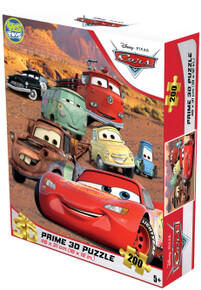 Image of Books. Product name - Disney Pixar Cars 3D Jigsaw Puzzle 200pc in colour by brand - Toymate