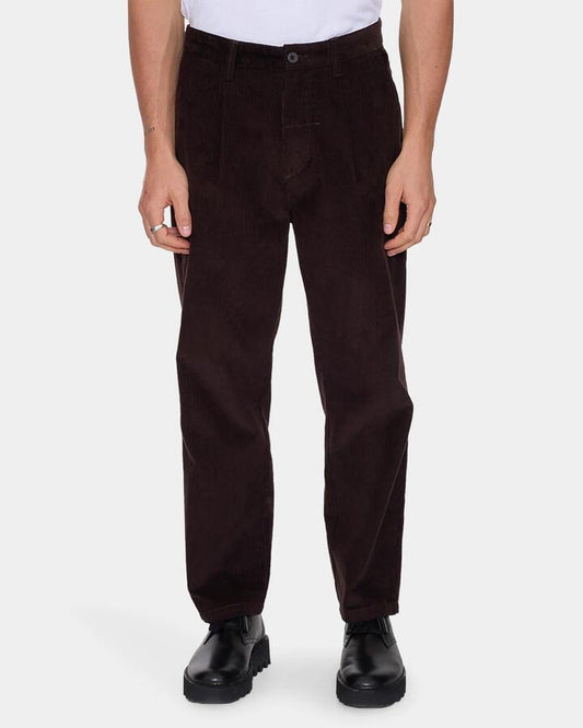 Image of Accessories. Product name - Thrills Mens Slacker Cord Chinos Postal Brown in Postal Brown colour by brand - Thrills