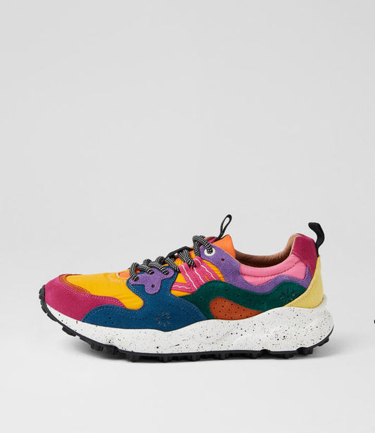 Image of Sneakers. Product name - Jemez Fuchsia Multi Sneakers in Fuchsia colour by brand - MIDAS
