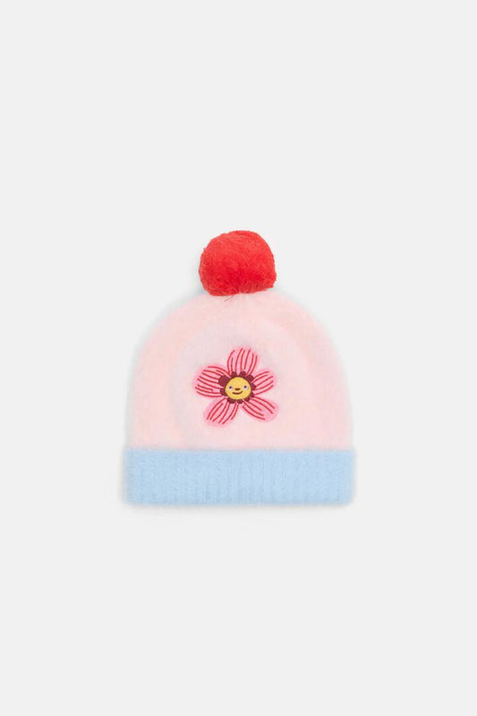 Image of Hats. Product name - Floral Kids Beanie in Multi colour by brand - Gorman