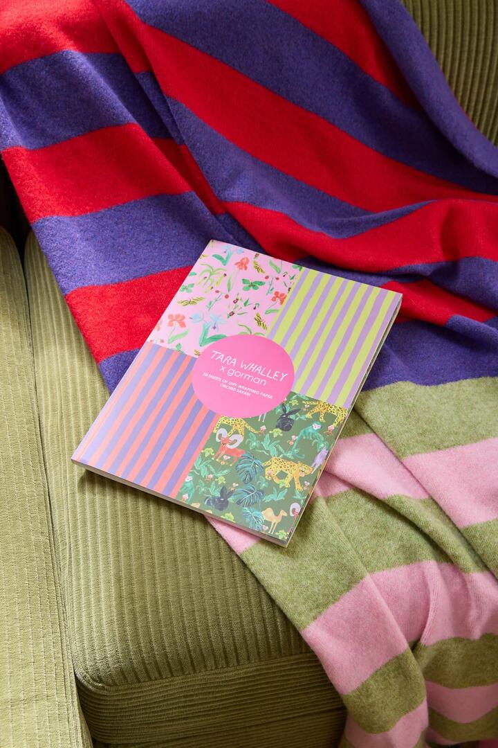 Image of Books. Product name - Orchid Safari Wrapping Book in Print colour by brand - Gorman