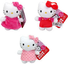 Image of Dolls. Product name - Hello Kitty 6-inch Bag Tags in colour by brand - Hello Kitty