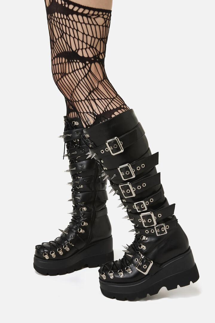 Image of Boots. Productname: Punked Out Boots in Black colour by brand - Black Friday
