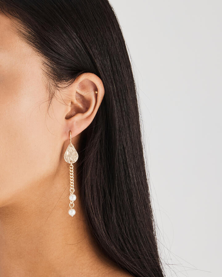 Image of Earrings. Product name - Earring Budapest Metallic in Metallic colour by brand - Novo