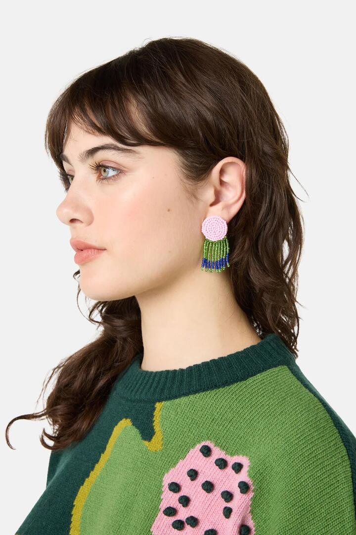 Image of Earrings. Product name - Sunset Burst Earrings in Multi colour by brand - Gorman