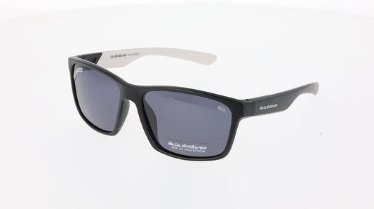 Image of Sunglasses. Product name - Quiksilver Sandbar Polarised Sunglasses Matte Black in Matte Black colour by brand - Quiksilver