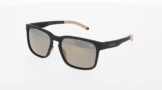 Image of Sunglasses. Product name - Quiksilver Seas The Day Polarised Sunglasses Gold/Black in Gold/Black colour by brand - Quiksilver