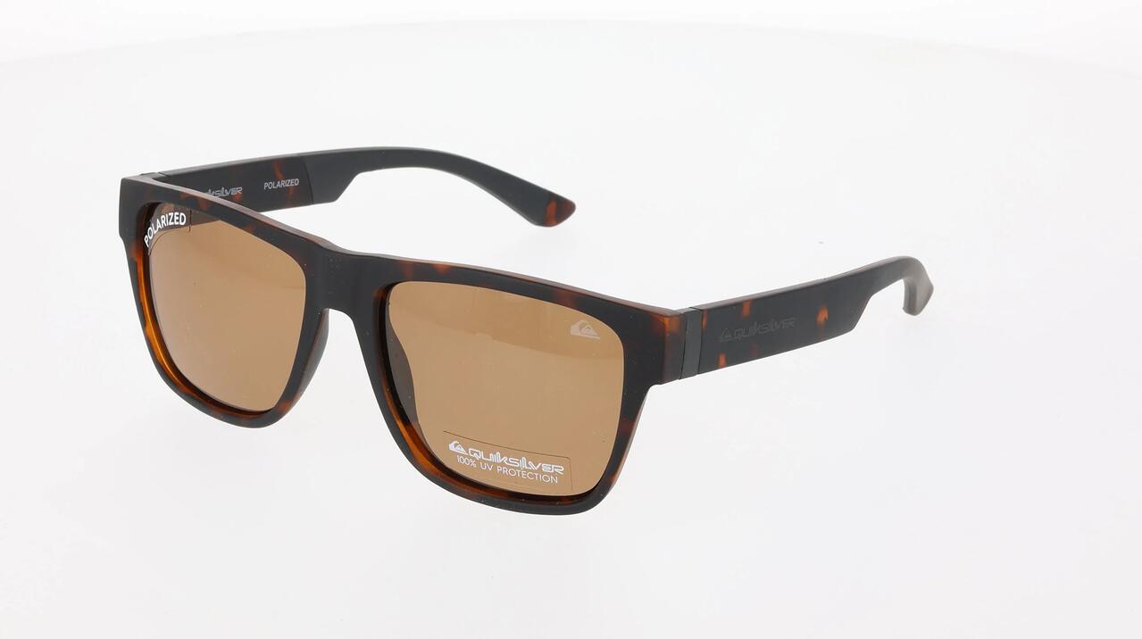 Image of Sunglasses. Product name - Quiksilver Castaway Polarised Sunglasses Brown Demi in Brown Demi colour by brand - Quiksilver