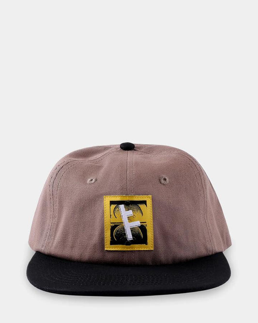 Image of Hats. Product name - Former Mens Slant F Cap Brown in Brown colour by brand - Former