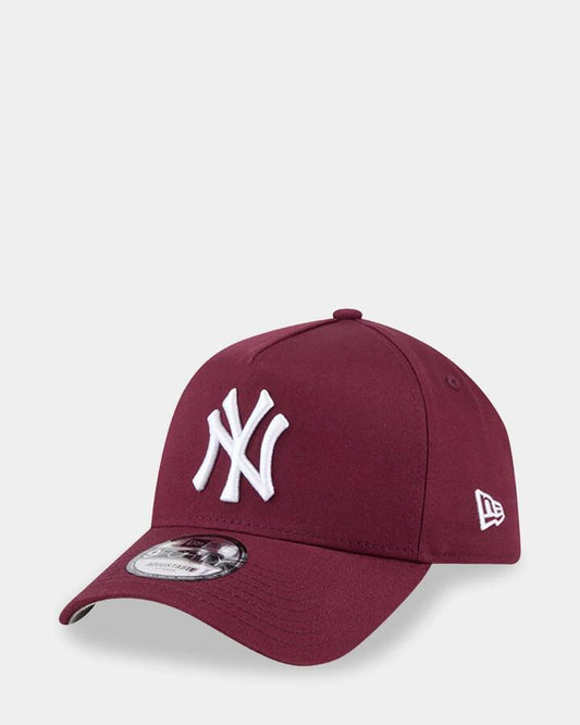 Image of Hats. Product name - New Era 9Forty New York Yankees Cap Dark Red in Dark Red colour by brand - New Era