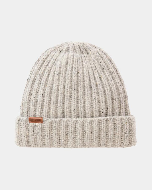 Image of Hats. Product name - Rip Curl Mens Surf Revival Wool Regular Beanie Grey Heather in Grey Heather colour by brand - Rip Curl