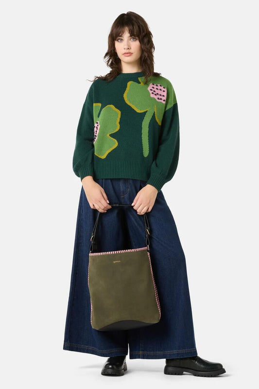 Image of Bags. Product name - Tori Tote Bag Green in Multi colour by brand - Gorman