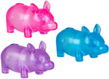 Image of Toys. Product name - Smoosho's Super Squeeze Glow in the Dark Pig in colour by brand - Toymate