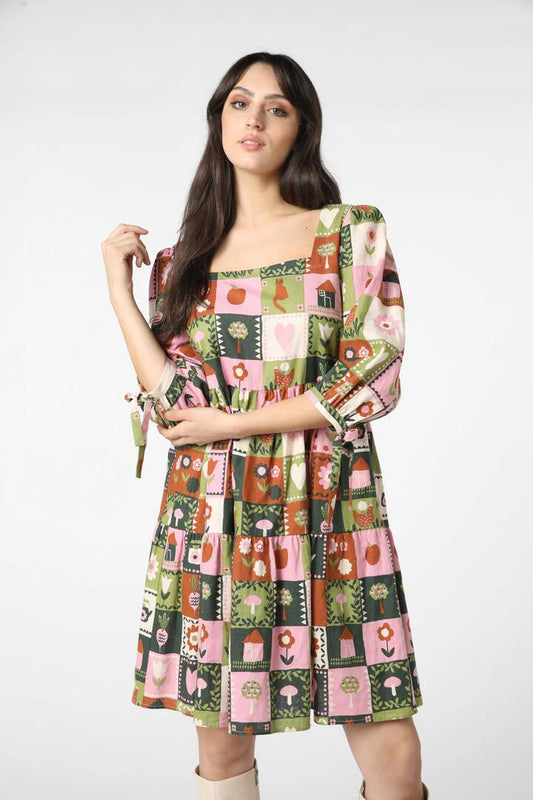 Image of Charms. Productname: Cottage Charm Dress in Pink colour by brand - Princess Highway