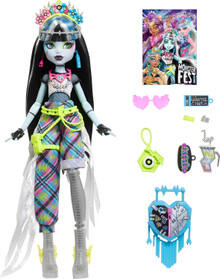 Image of Dolls. Product name - Monster High Monster Fest Frankie Stein in colour by brand - Toymate