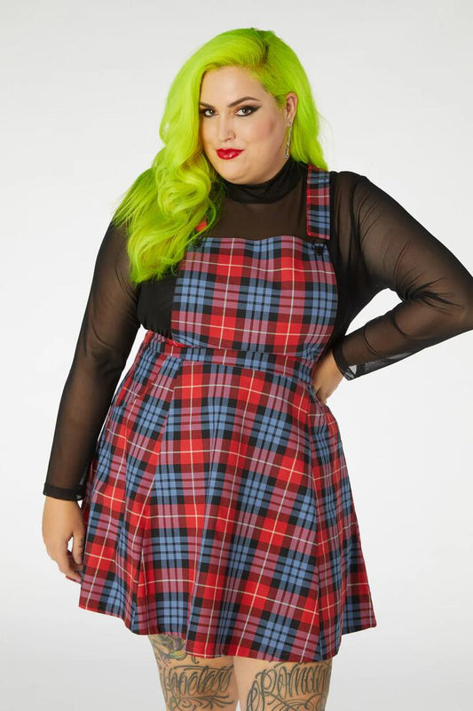 Image of Dresses. Productname: Babe Pinafore Curve in Multi colour by brand - Black Friday