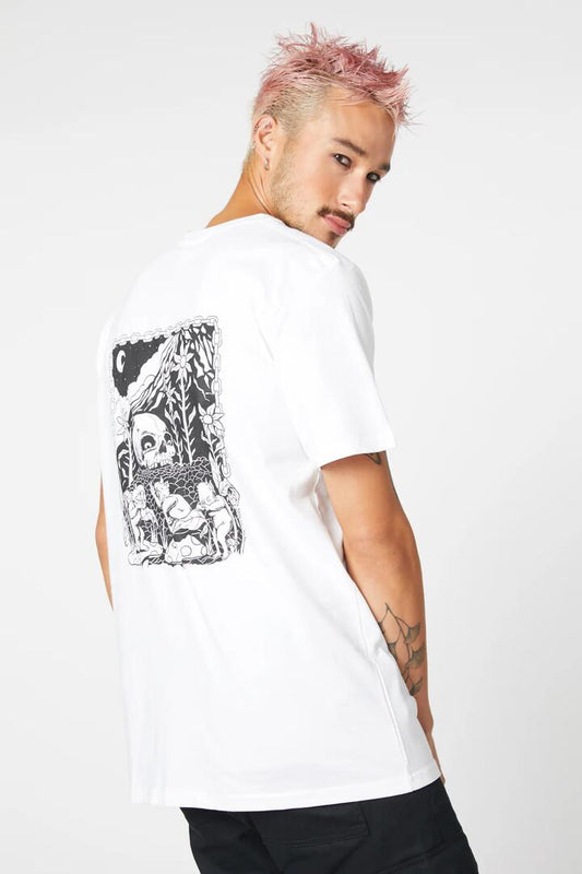 Image of T-Shirts. Productname: Goblin Mode Tee in White colour by brand - Dangerfield