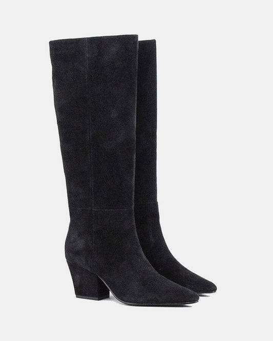 Image of Boots. Product name - Li-marco Black Suede in Black Suede colour by brand - Novo