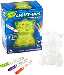 Image of Toys. Product name - Crayola Light-Ups Recolourable Dragon in colour by brand - Toymate