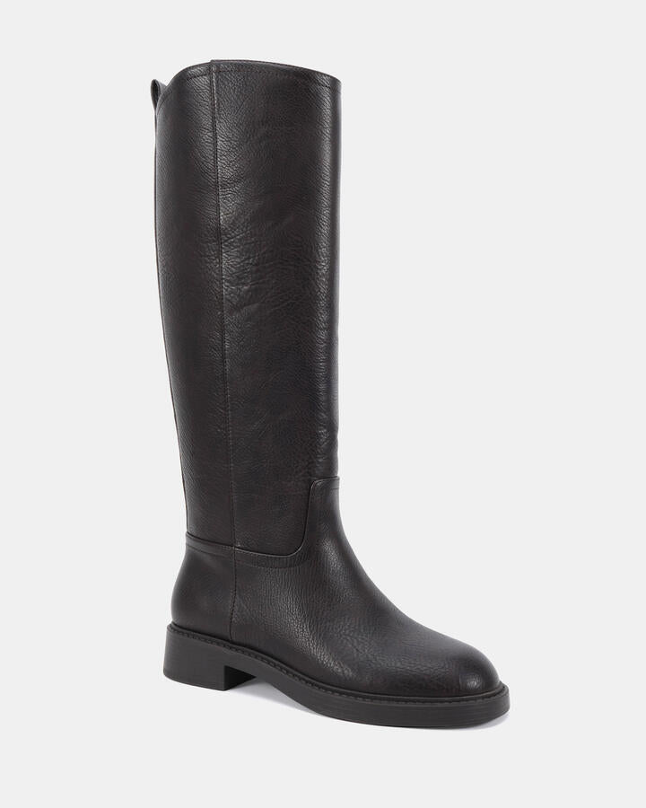 Image of Boots. Product name - Jayleen Espresso Vegan Boots in Espresso colour by brand - Novo