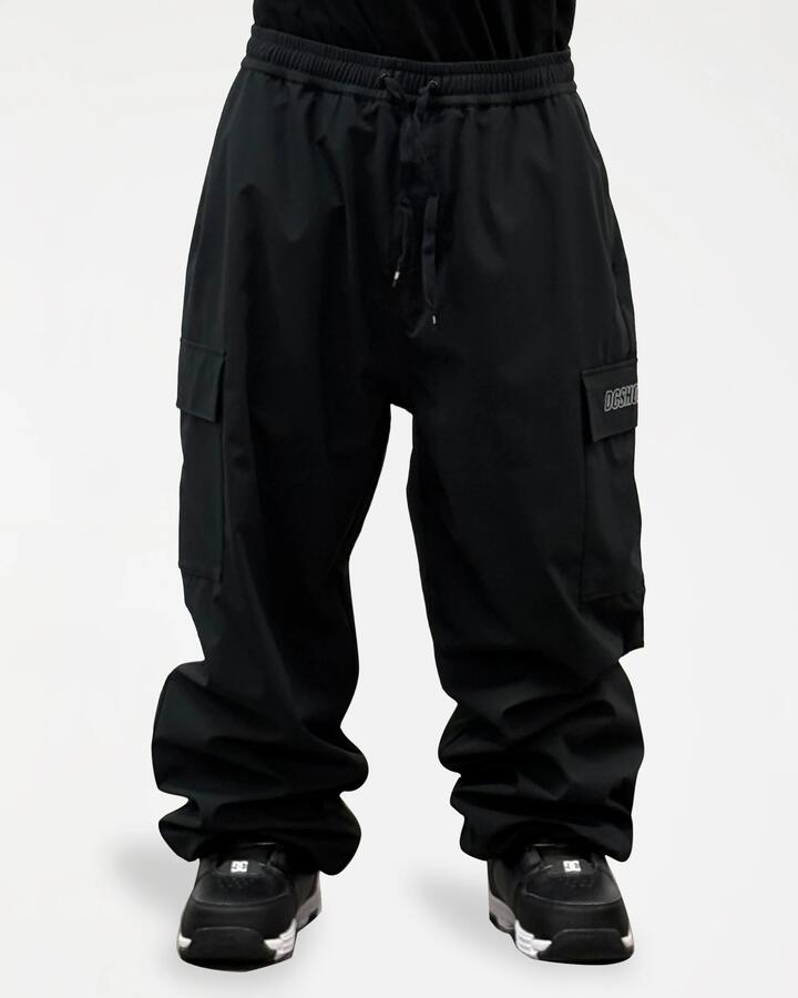 Image of Shoes. Product name - DC Shoes Mens 25 Dc Wide Snow Pants Black in Black colour by brand - DC Shoes