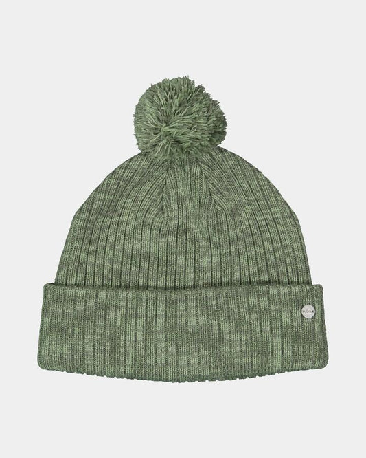Image of Hats. Product name - Quiksilver Womens Pom Pom Beanie Green Bay in Green Bay colour by brand - Quiksilver