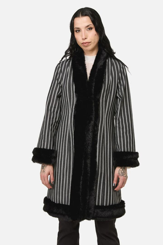 Image of Coats & Jackets. Productname: Link Pin Stripe Jacket in Black colour by brand - Black Friday