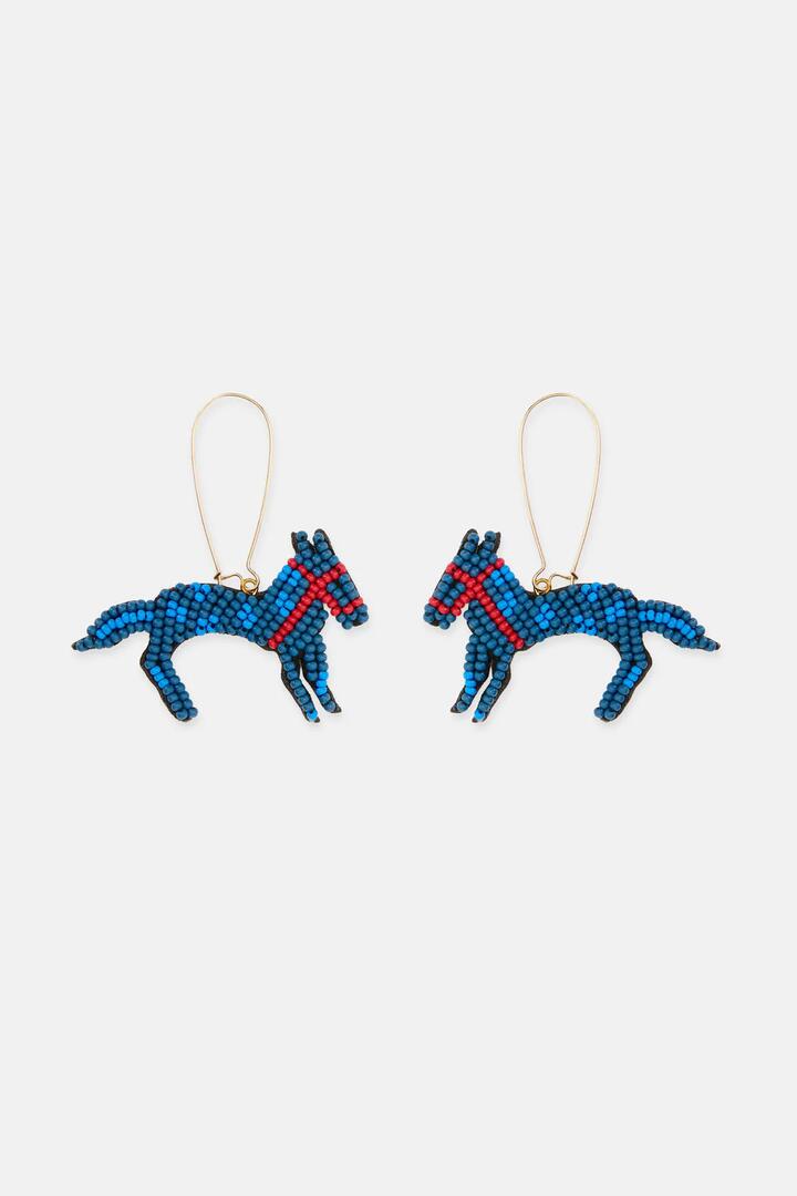 Image of Earrings. Product name - Mr Donkey Earrings in Multi colour by brand - Gorman