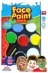 Image of Toys. Product name - Face Paint Deluxe Kit in colour by brand - Toymate
