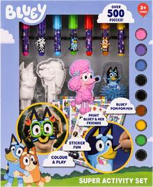 Image of Toys. Product name - Bluey Super Activity Set in colour by brand - Toymate