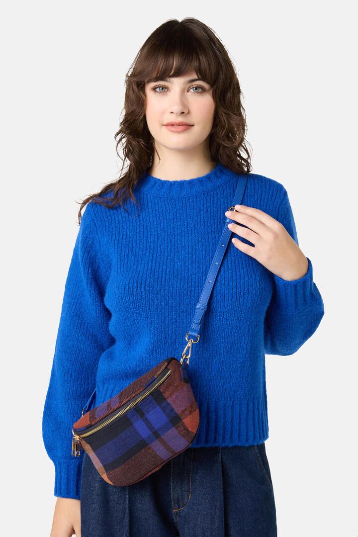 Image of Bags. Product name - Angela Check Bum Bag in Multi colour by brand - Gorman