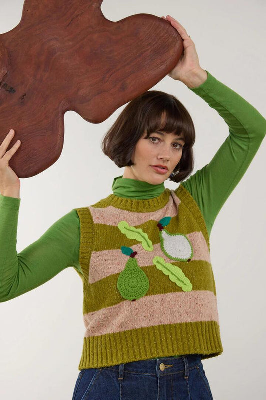 Image of Coats & Jackets. Product name - Beetlemania Wool Vest in Multi colour by brand - Gorman