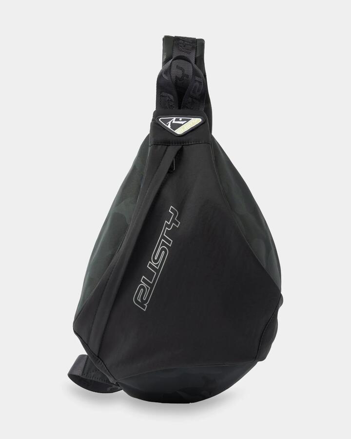Image of Bags. Product name - Rusty Trisector Mini Sling Bag Carbon in Carbon colour by brand - Rusty