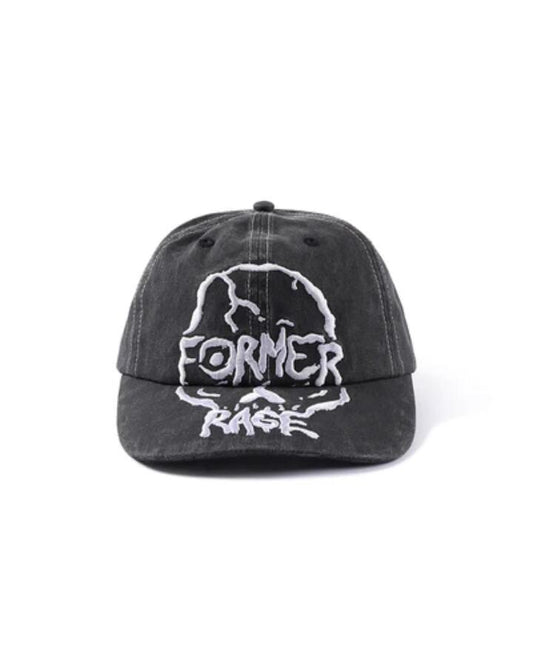 Image of Hats. Product name - Former Mens Skullz Cap Merch Black in Merch Black colour by brand - Former