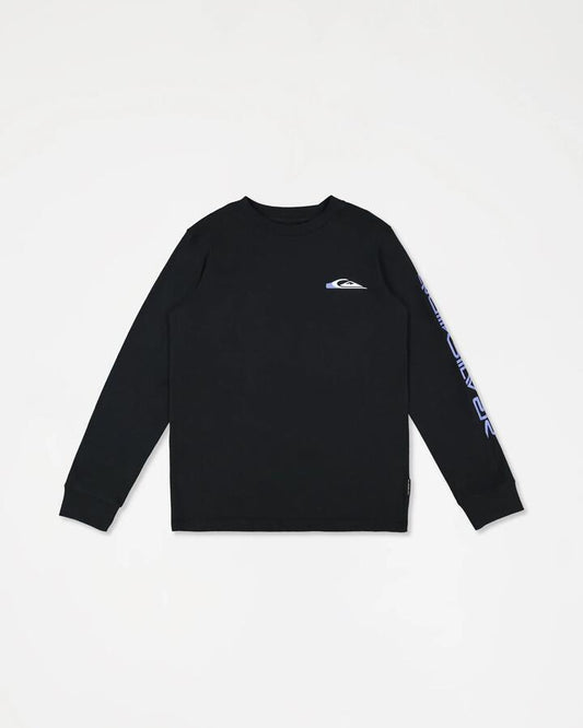 Image of Accessories. Product name - Quiksilver Warp Drive Ls Yth Black in Black colour by brand - Quiksilver